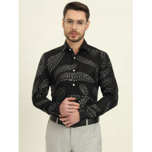 Wyre Men Black Slim Fit Party Wear Formal Shirt