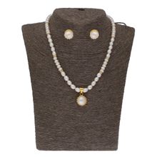 Sri Jagdamba Pearls Single String Fashionable Pearl Necklace Set
