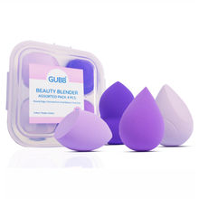 GUBB Beauty Blender For Face Makeup, Foundation Blending Beauty Sponge,- Set of 4