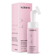 Saturn by GHC Foaming Face Wash With Deep Cleansing Brush for Acne & Oil Control