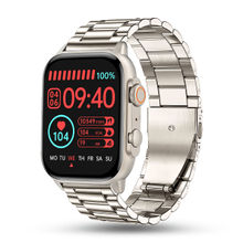 Pebble Astra 1.96 inch Amoled Always On Smart Watch-PFB49 Titanium Metal