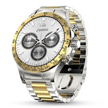 Pebble Zenith 1.53 inch 600 Nits HD Metal Gold Smart Watch-PFB71 Metal Gold