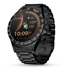 Pebble Zenith 1.53 inch 600 Nits HD Metal Black Smart Watch-PFB71 Metal Black