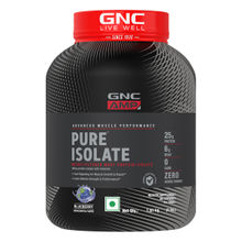 GNC AMP Isolate Zero Carb Protein Powder - Blueberry