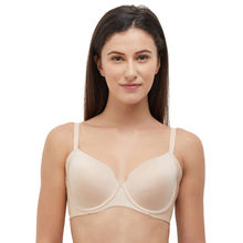 Wacoal Polyester Padded Underwired Solid/Plain Bra -LB5121 - Nude