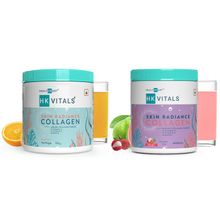 HealthKart HK Vitals Skin Radiance Collagen - Mixed Fruit & Orange Combo