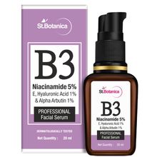 St.Botanica Niacinamide 5%, E + Hyaluronic Acid 1%, Alpha Arbutin 1% Face Serum