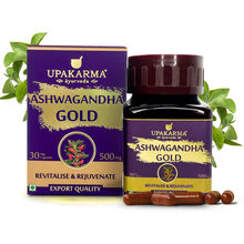 Upakarma Ayurveda Ashwagandha Gold 30 Capsules
