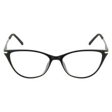 TED SMITH Full Rim Black Cat Eye Eyeglasses Frames for Women (51)