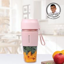 Wonderchef Nutri-Cup Portable Blender With USB Charger 300ml, Pink
