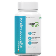 BodyFirst L-Tryptophan Peptide, Essential Amino Acid, 60 Capsules