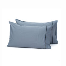 The Hive Cotton Pillow Cover with Envelope Closure End Design Dusky Noir, Set of 2