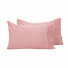 The Hive Cotton Pillow Cover with Envelope Closure End Design Pastel Pink, Set of 2