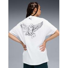 Puma Hoops X Harry Potter Womens Oversized Basketball T-Shirt White