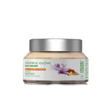 Organic Harvest Youthful Glow Face Cream For Women Infused with Saffron, Oat Milk & Peach Extracts