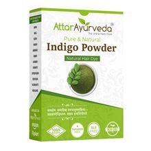 Attar Ayurveda Indigo Powder For Black Hair - 100% Natural, Chemical Free, No PPD & Ammonia