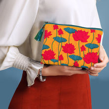 Doodle Collection Bright Blooms Pouch