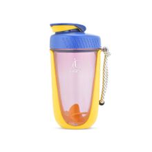 AGIS Yellow 500ml Polycarbonate Unique Gym Shaker Bottle