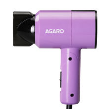 AGARO HD-1211 Hair Dryer 1100W, 2 Heat Speeds, Cool Mode, Foldable Compact Size, Purple