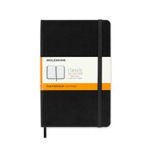 MOLESKINE Classic Medium Hard Cover Notebook (Ruled) - Black