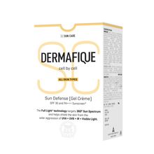 Dermafique Sun Defense Gel Crème, SPF 30, PA +++ Sunscreen 50g, Prevents Tanning & Pigmentation