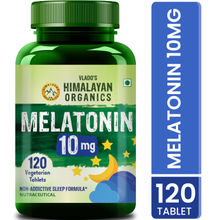 Vlado's Himalayan Organics Melatonin 10mg (Healthy Sleep Cycle) Help Stress and Anxiety Tablets