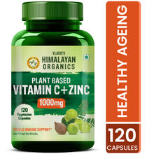 Vlado's Himalayan Organics Vlado's Plant Based Vitamin C with Zinc Immune Support Capsules