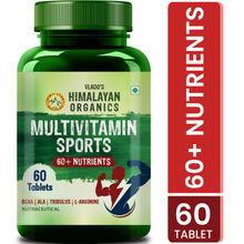 Vlado's Himalayan Organics Multivitamin Sports with 60 + Vital Nutrients & with Probiotics Tablets