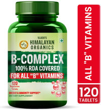 Vlado's Himalayan Organics Vitamin B Complex with 100% Rda Hair Growth, Energy & Immunity Tablets