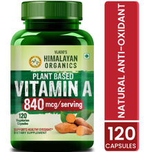 Vlado's Himalayan Organics Plant-Based Vitamin A Supplement Supports Healthy Eye Sight Capsules