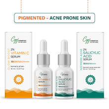 CGG Cosmetics AM/PM Anti Pigmentation Combo - 2% Vitamin C & 2% Salicylic Acid Face Serum