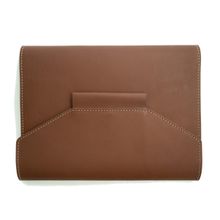 THE LEATHER STORY Essential Notebook Organiser - Mocha Brown