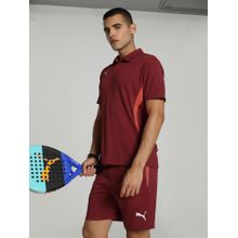Puma Individual Badminton Men's Red Polo T-shirts