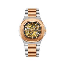 Sansi Mayo Zeus Automatic Mechanical Black Dial Analog Watch - SM-M-300-TTSRG-RG-GB (M)