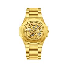 Sansi Mayo Zeus Gold Automatic Gold Dial Analog Watch - SM-M-303-G-G-G (M)