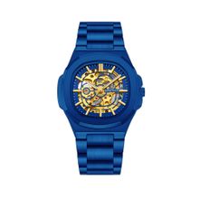 Sansi Mayo Zeus Automatic Blue Dial Analog Watch - SM-M-304-BL-BL-GBL (M)