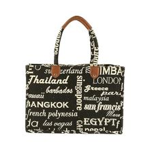 TEXTILE AND BEYOND Women's Black Handbag