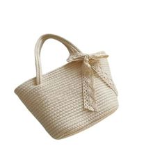 TEXTILE AND BEYOND Women's Off White Handbag