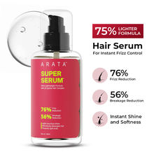 Arata Super Serum for Dry Frizzy Hair 76% Frizz & 56% Breakage Reduction, Prevents Split Ends