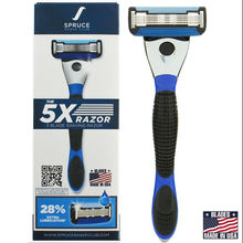 Spruce Shave Club 5X Shaving Razor - 5 Blade Shaving Razor