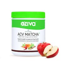 Oziva Plant Based Acv Matcha - Apple Cider Vinegar With The Mother And Matcha Tea