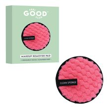 Feel Good Club Makeup Remover Pad - Reusable Soft & Gentle Puff For Face Skin Cleansing (1 Pc)