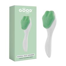 Feel Good Club Manual Face Scrubber Soft Silicone Cleansing Brush For Gentle Skin Exfoliation