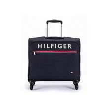 Tommy Hilfiger Orlean Plus Printed Overnighter Navy Blue Cabin Luggage (S)