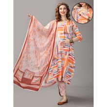 The Mom Store Shades of Summer Maternity and Nursing Kurta and Pant with Dupatta (Set of 3)