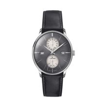 Junghans Meister Date and Power Reserve Indicator Analog Anthracite Dial Men Watch- 27456701