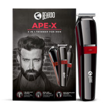 Beardo Ape-X 3-in-1 Mutli Grooming Kit Trimmer for Men Nose Trimmer Shaver 120 min run time