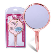 Majestique Beauty Mirror- Single Sided Mirror - Makeup Mirror With Handheld (Color May Vary)