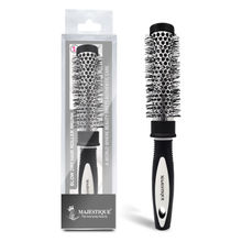 Majestique Blow Dryer Brush - Large Ceramic Ion Brush, Drying Straightening Curling (1.2 Inch)