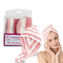 Majestique Hair Towel Wrap - Colour May Vary
